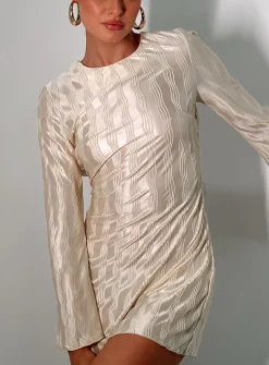 Princess Polly Venaya Mini Dress Champagne Hot