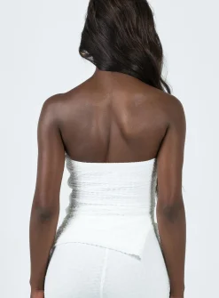 Princess Polly Vereen Strapless Top  White Best Sale