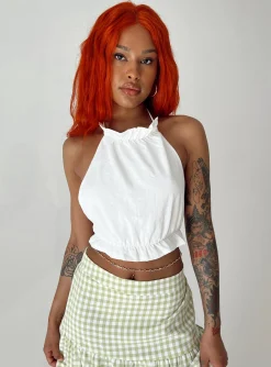 Princess Polly Veri Top  White Store