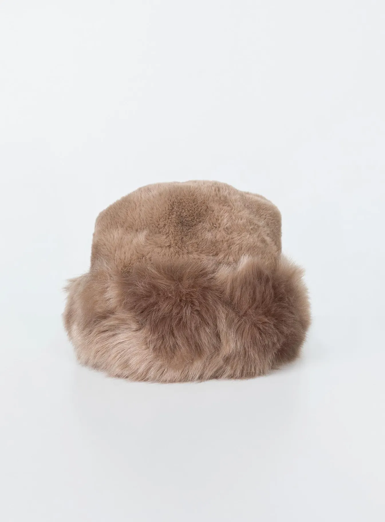 Princess Polly Veruca Fluffy Hat Brown Shop