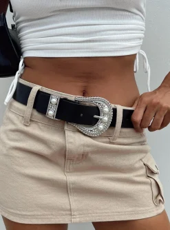 Princess Polly Vilma Belt  Black Cheap