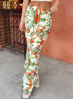 Princess Polly Vineyard Maxi Skirt  Multi Hot