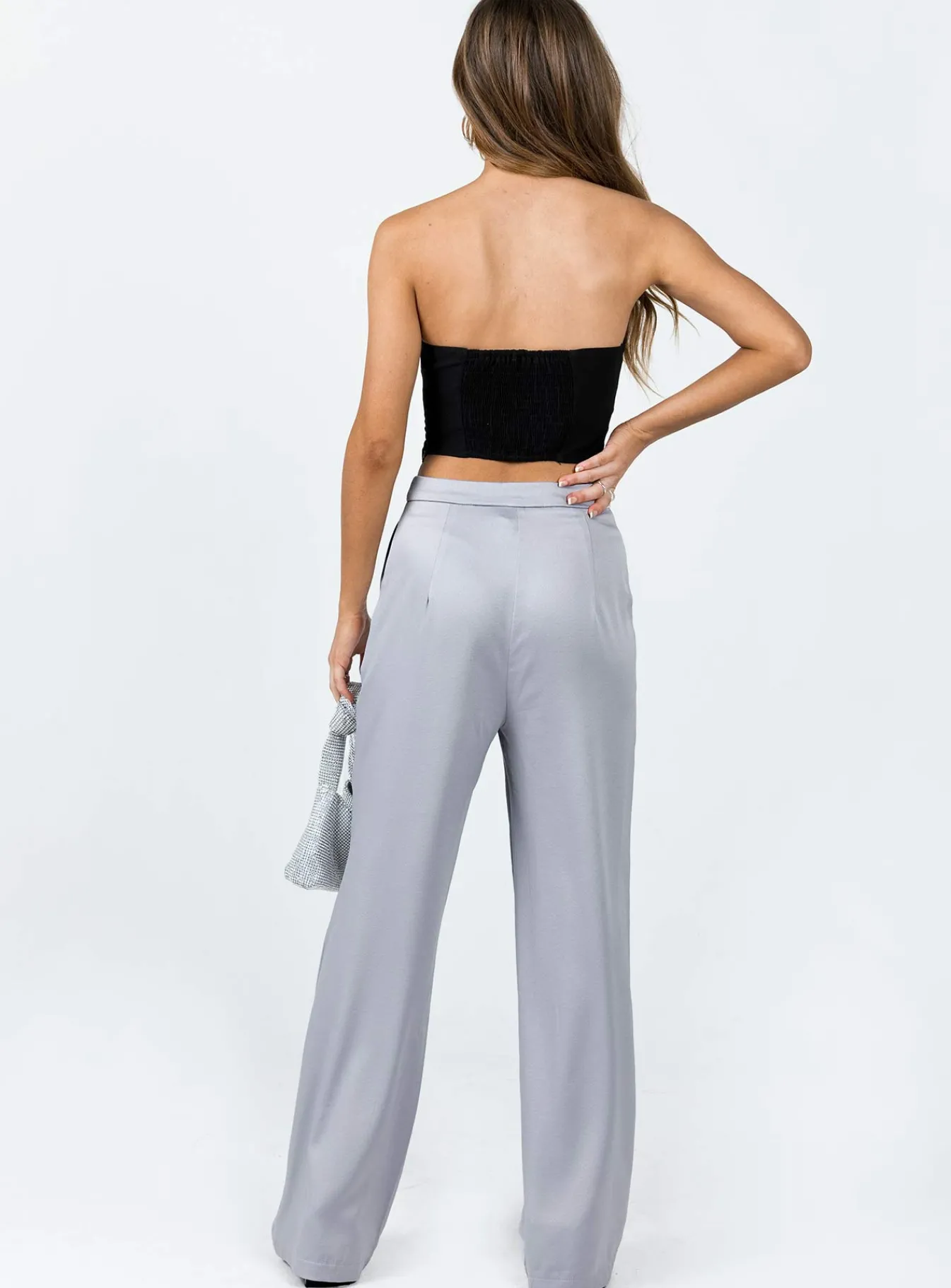 Princess Polly Vinnie Pants Grey Fashion