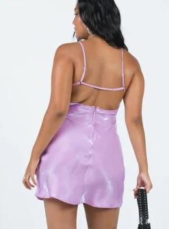 Princess Polly Violetta Mini Dress  Purple Shop