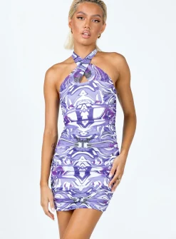 Princess Polly Viviana Mini Dress  Purple Cheap