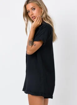 Princess Polly Vixen Romper  Black Cheap