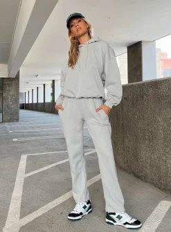 Princess Polly Voce Hoodie  Grey Hot