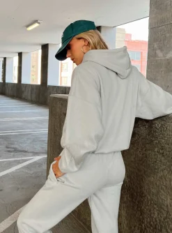 Princess Polly Voce Hoodie  Grey Hot