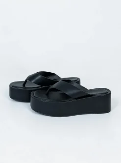 Princess Polly Voodoo Sandals  Black Outlet