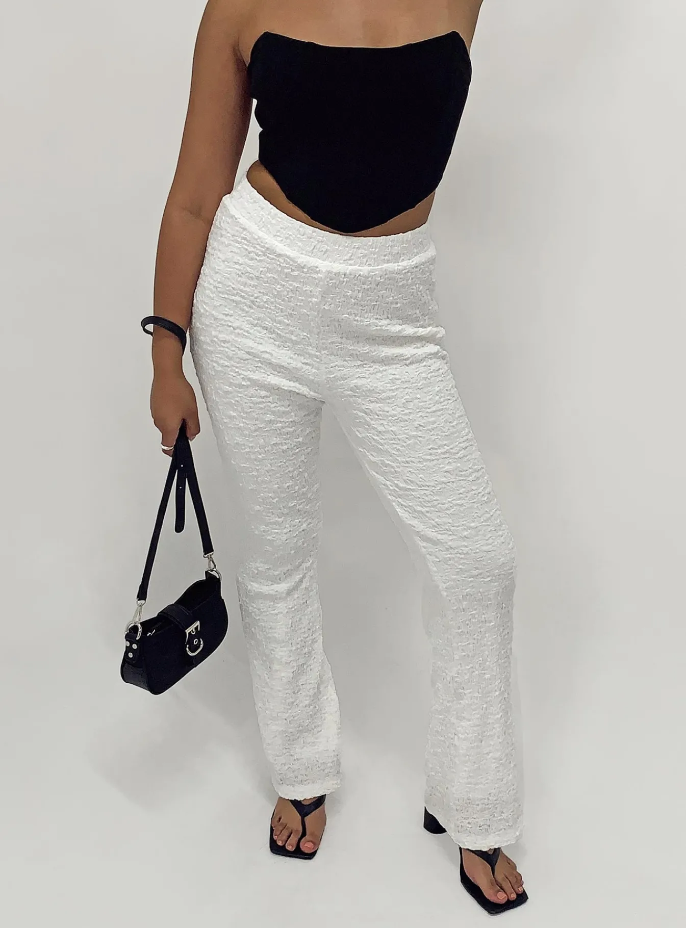 Princess Polly Walking On Air Pants White Store