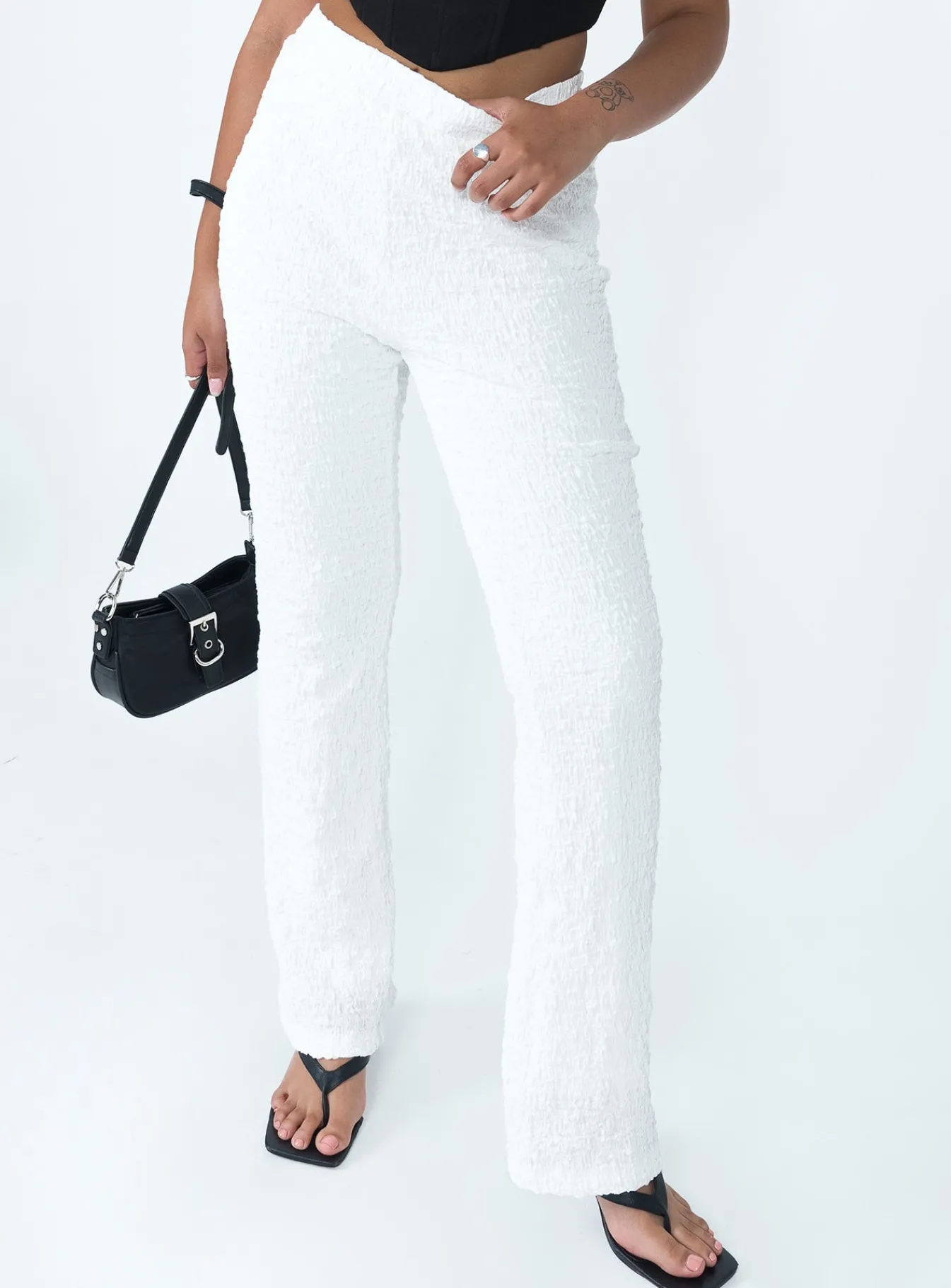 Princess Polly Walking On Air Pants White Store