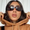 Princess Polly Wallace Sunglasses  Brown Store