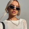 Princess Polly Wallace Sunglasses  Chrome Online