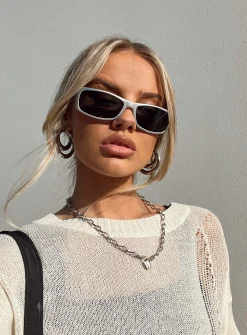 Princess Polly Wallace Sunglasses  Chrome Online