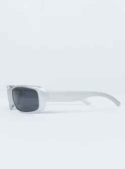 Princess Polly Wallace Sunglasses  Chrome Online