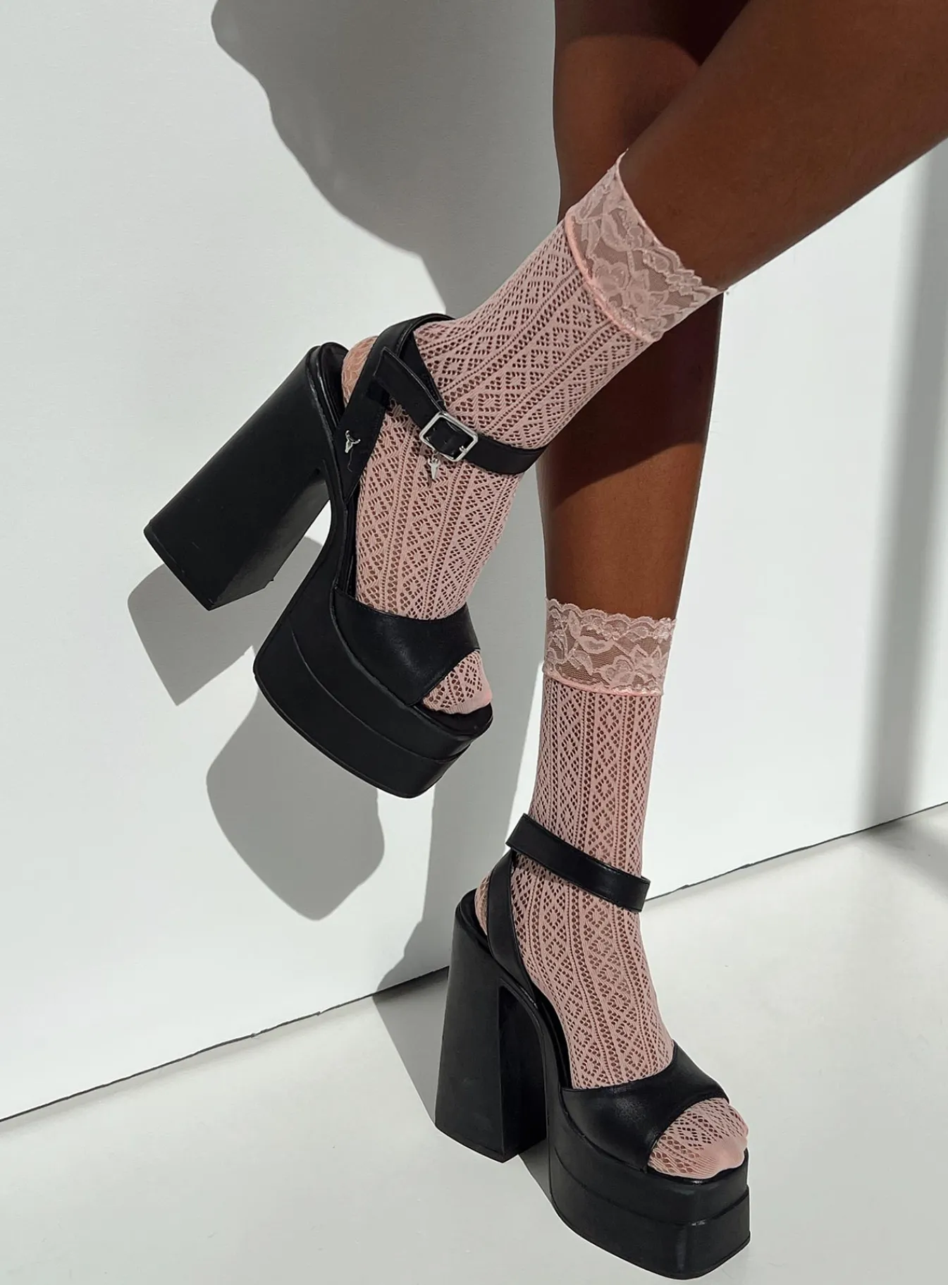 Princess Polly Wallem Socks Pink Discount