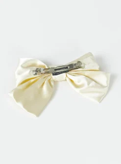 Princess Polly Walters Hair Bow  Beige Discount