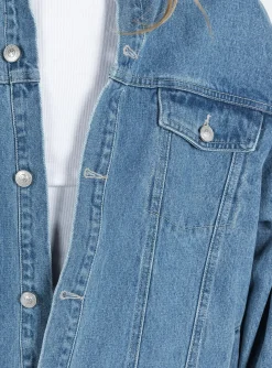 Princess Polly Ward Mid Washjacket   Denim Fashion