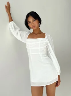 Princess Polly Warra Mini Dress  White Best Sale
