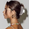 Princess Polly Watch Me Hair Clip  White Store