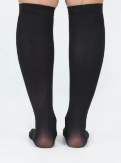 Princess Polly Weaver Knee High Socks Black Outlet