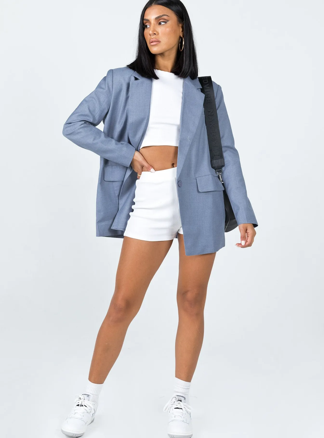 Princess Polly Welcome To The Jungle Blazer Blue Best Sale