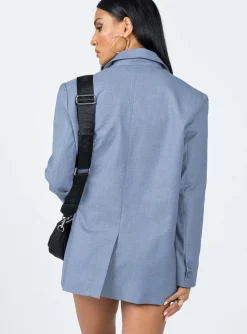 Princess Polly Welcome To The Jungle Blazer Blue Best Sale