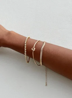 Princess Polly Weller Bracelet Pack  Gold Cheap