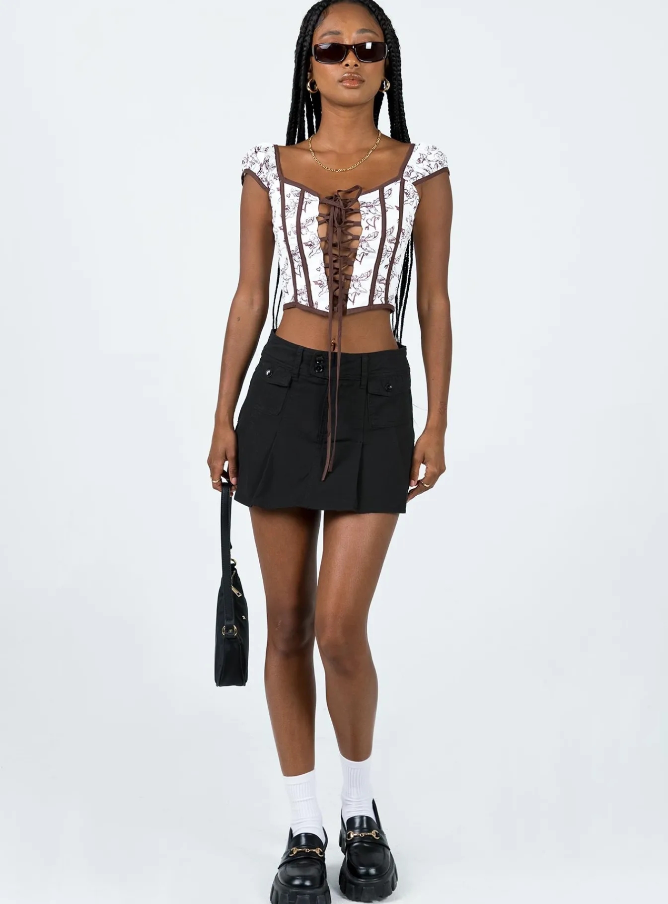 Princess Polly Wentworth Corset Top  Multi Hot