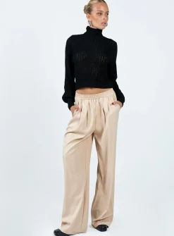 Princess Polly Wexler Pants  Cream New