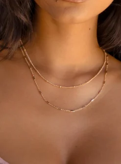 Princess Polly What You Need Necklace Set   Gold Cheap