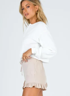 Princess Polly Wild Dreams Short   Beige Outlet