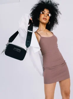 Princess Polly Wilson Mini Dress  Brown Hot