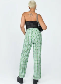 Princess Polly Wiluna Pants  Green Discount