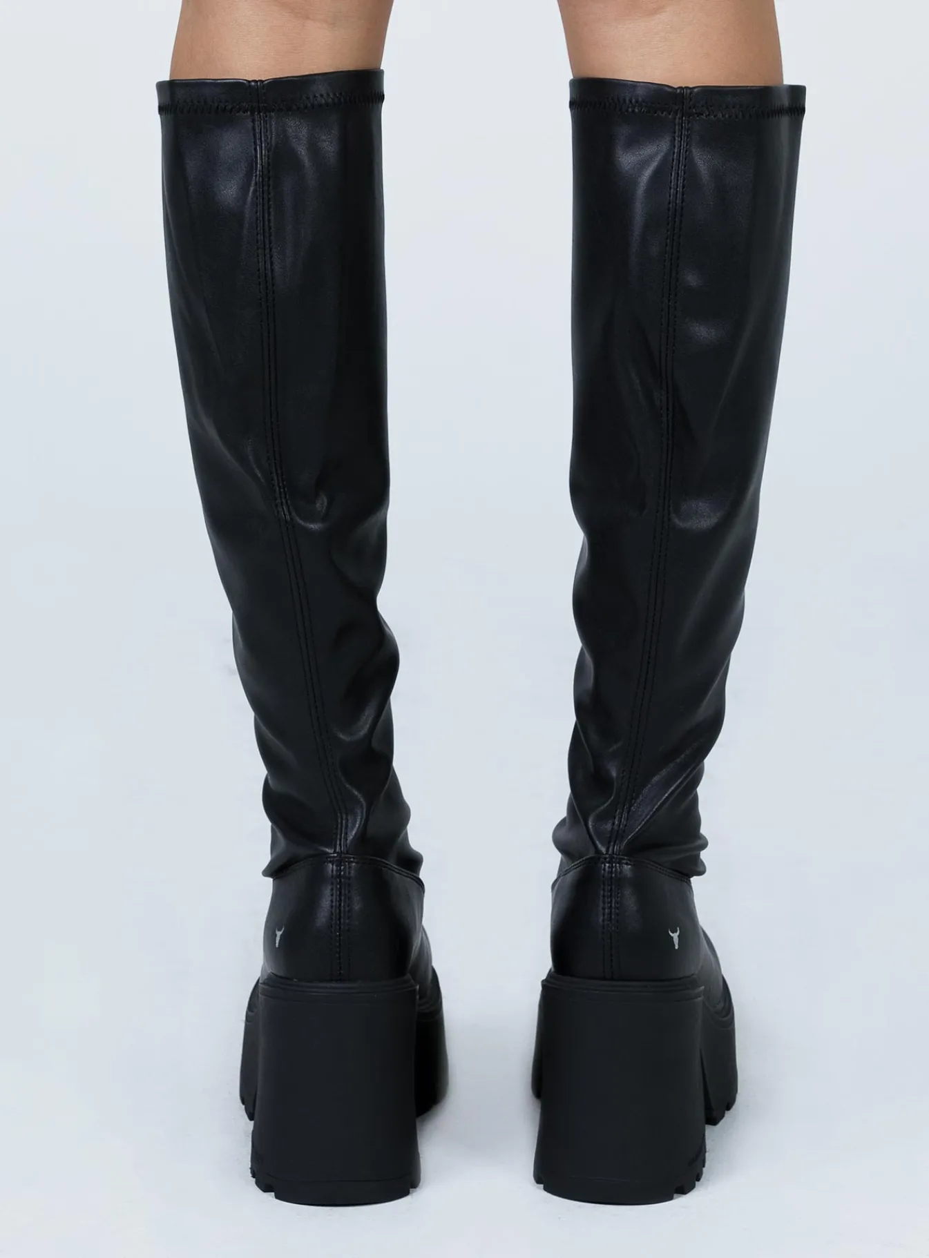 Princess Polly Windsor Smith Fusestretch Sock Boot Black Sale