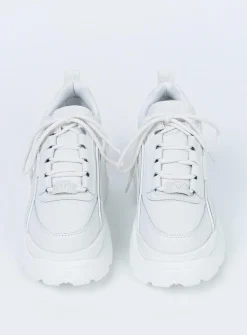 Princess Polly Windsor Smith Lupe Sneaker  White Fashion