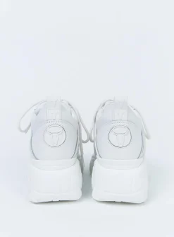 Princess Polly Windsor Smith Lupe Sneaker  White Fashion