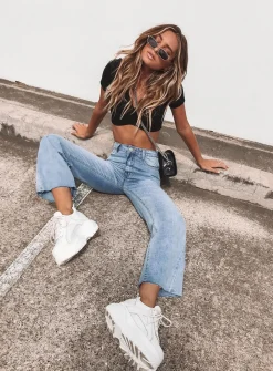 Princess Polly Windsor Smith Lupe Sneaker  White Fashion