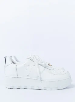 Princess Polly Windsor Smithracerr Sneakers   White Outlet
