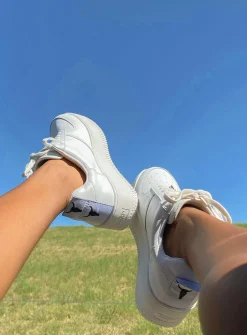 Princess Polly Windsor Smithracerr Sneakers   White Outlet
