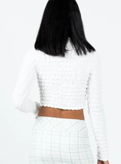 Princess Polly Winfrey Long Sleeve Top  White Best