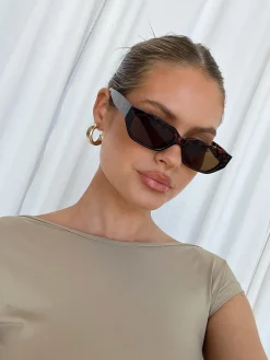 Princess Polly Winnick Sunglasses  Tort Fashion