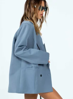 Princess Polly Wyoming Blazer  Slate Discount