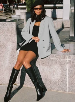 Princess Polly Wyoming Blazer  Grey Best Sale