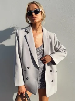 Princess Polly Wyoming Blazer  Grey Best Sale