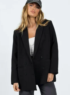 Princess Polly Wyoming Blazer  Black Outlet