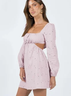 Princess Polly Xali Long Sleeve Mini Dress  Pink Best