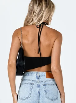 Princess Polly Yana Bodysuit  Black New