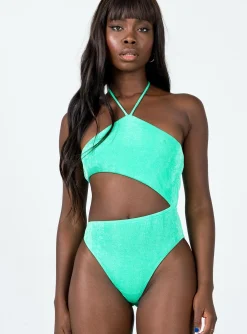 Princess Polly Yana Bodysuit  Green Flash Sale