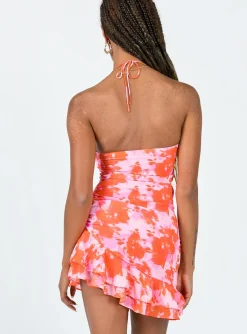 Princess Polly Yara Mini Dressmulti   Orange Cheap